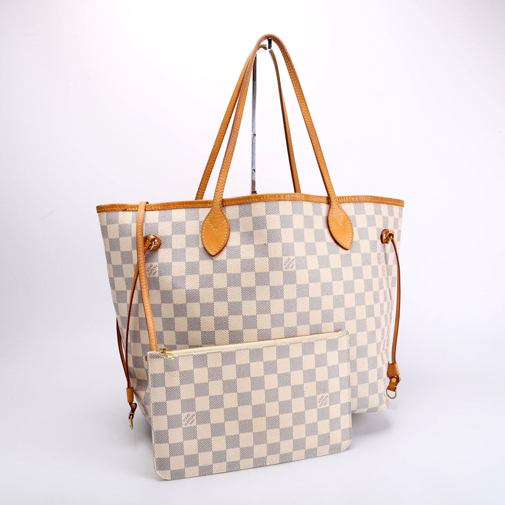 Neverfull With Wallet MM Damier Azur