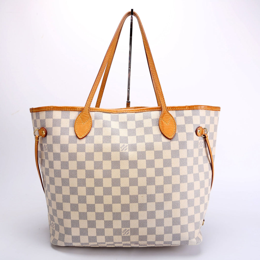 Neverfull With Wallet MM Damier Azur