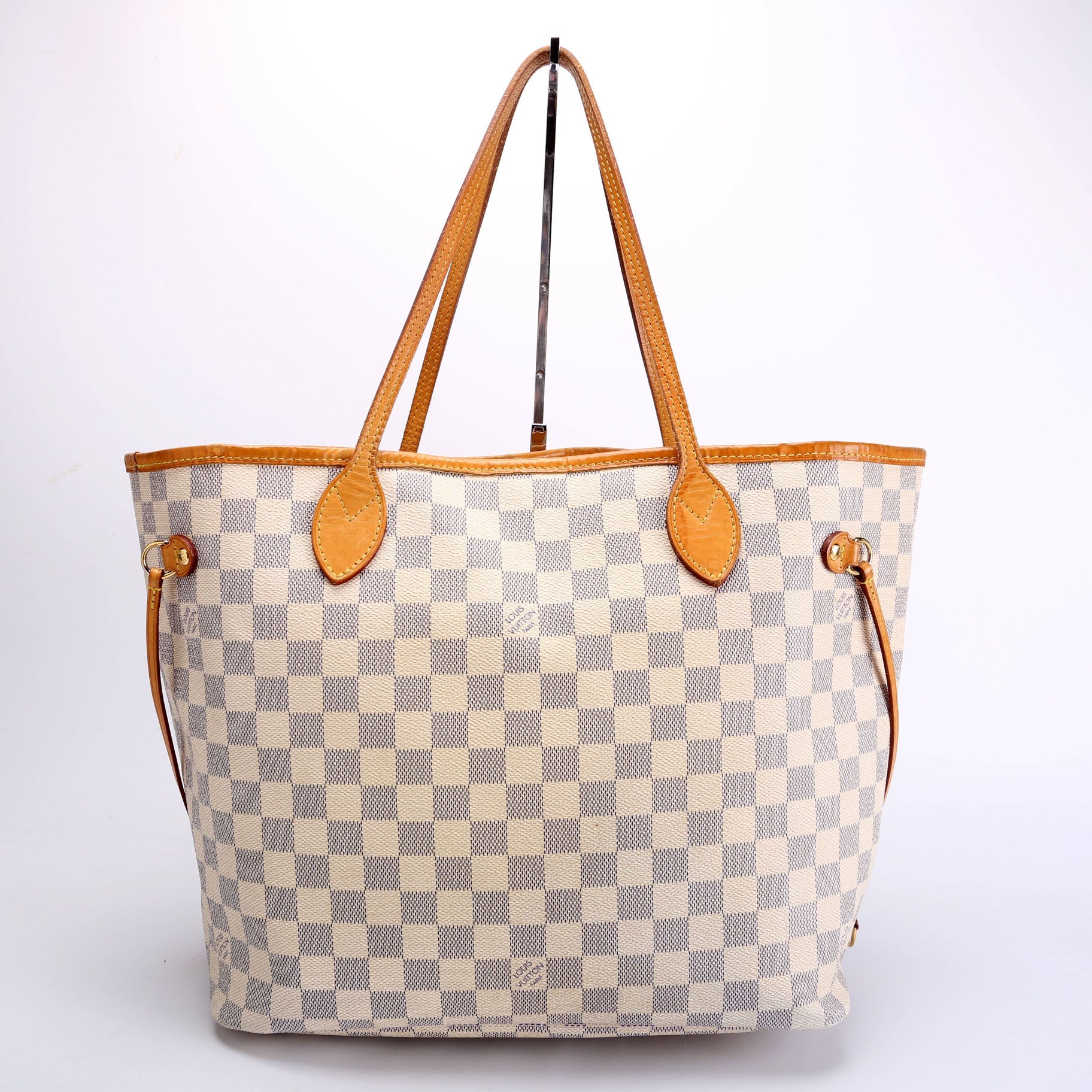 Neverfull With Wallet MM Damier Azur