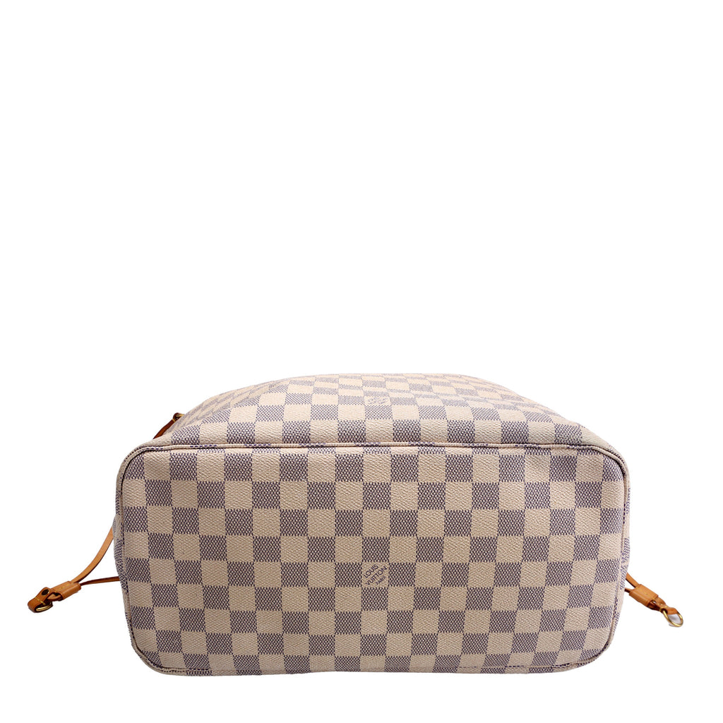 Neverfull With Wallet MM Damier Azur