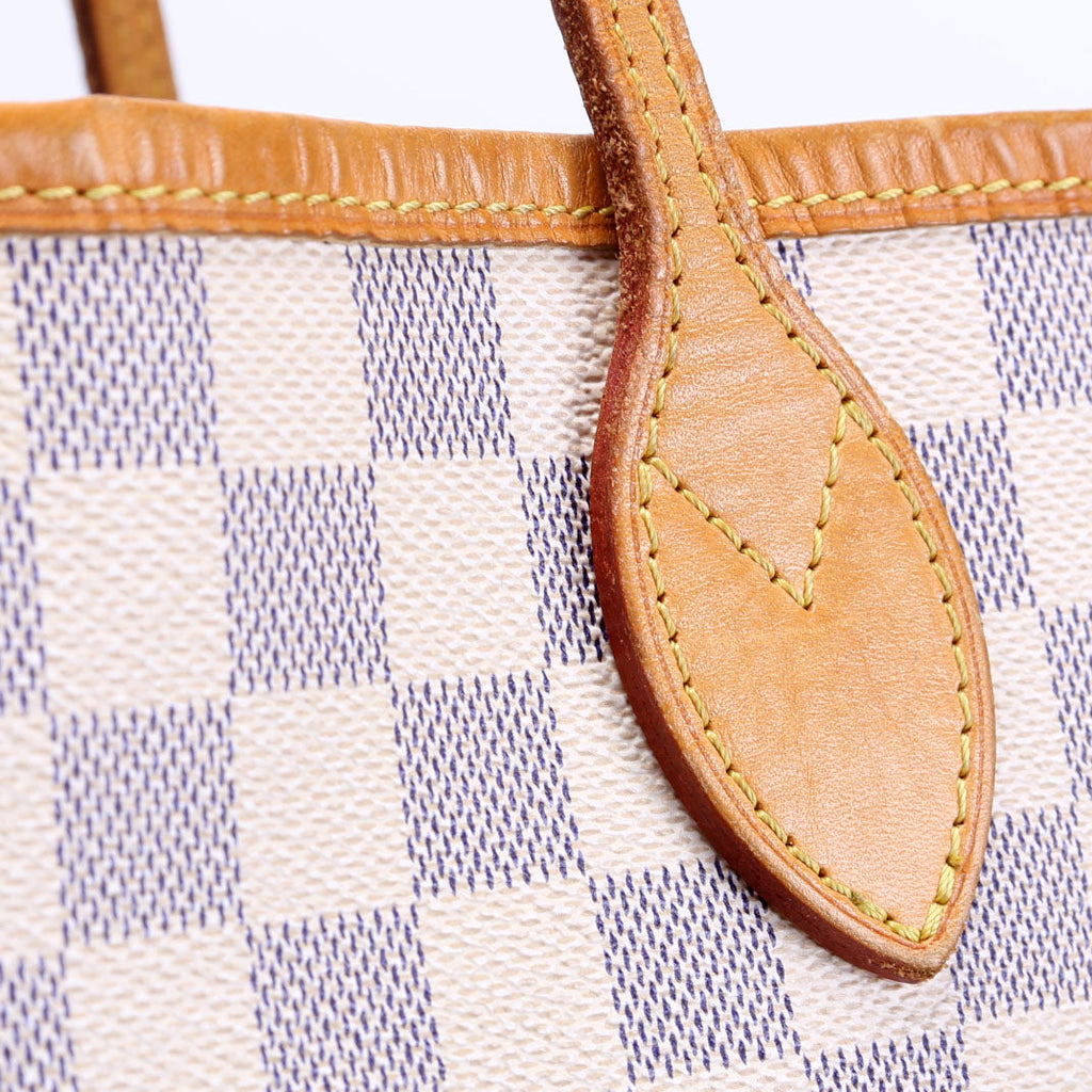 Neverfull With Wallet MM Damier Azur