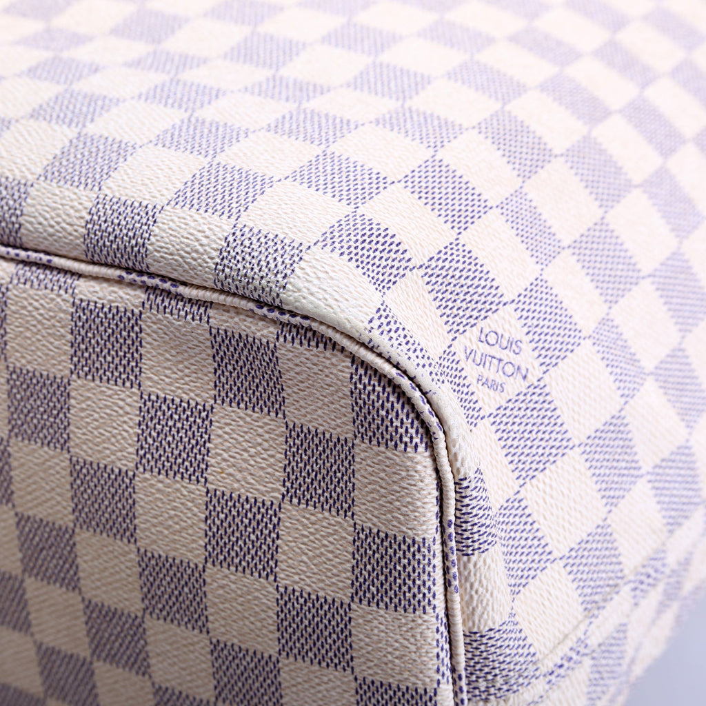 Neverfull With Wallet MM Damier Azur