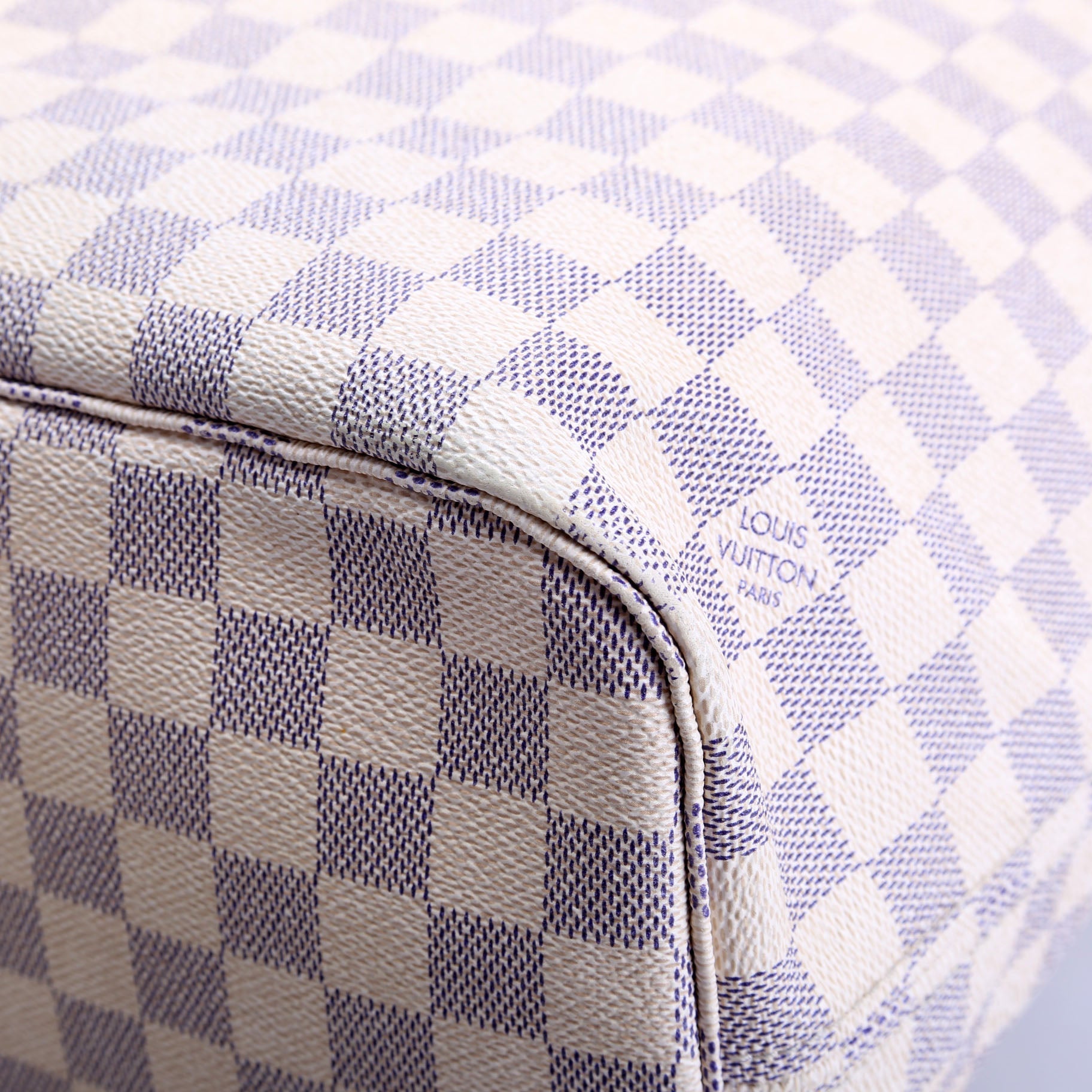 Neverfull With Wallet MM Damier Azur