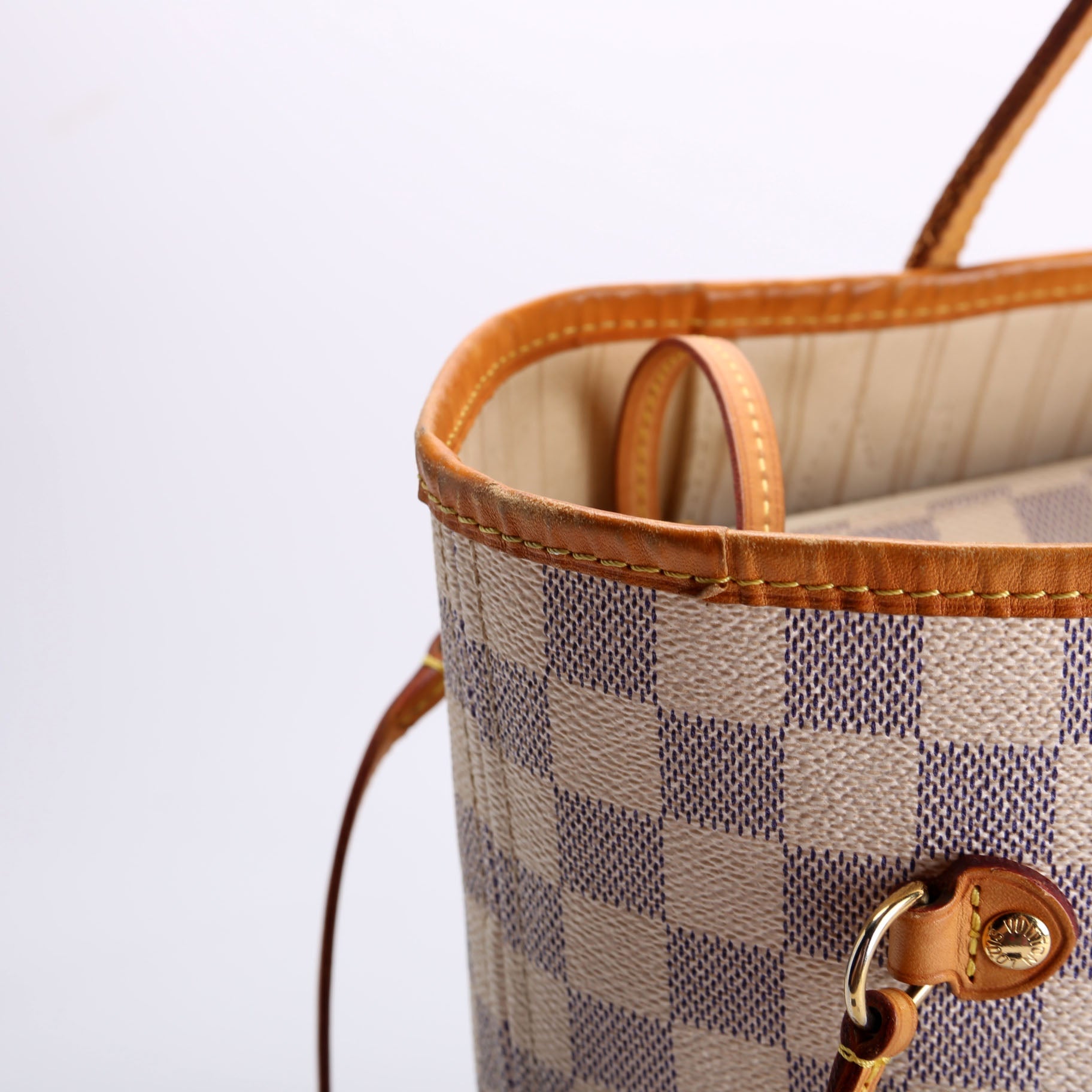 Neverfull With Wallet MM Damier Azur