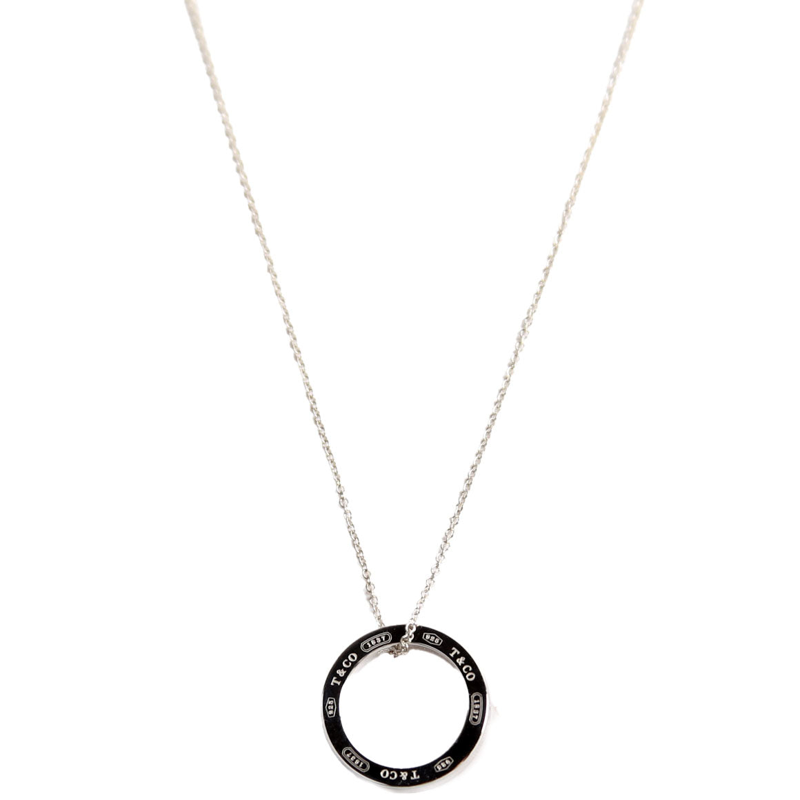 1837 Circle Pendant Necklace 925