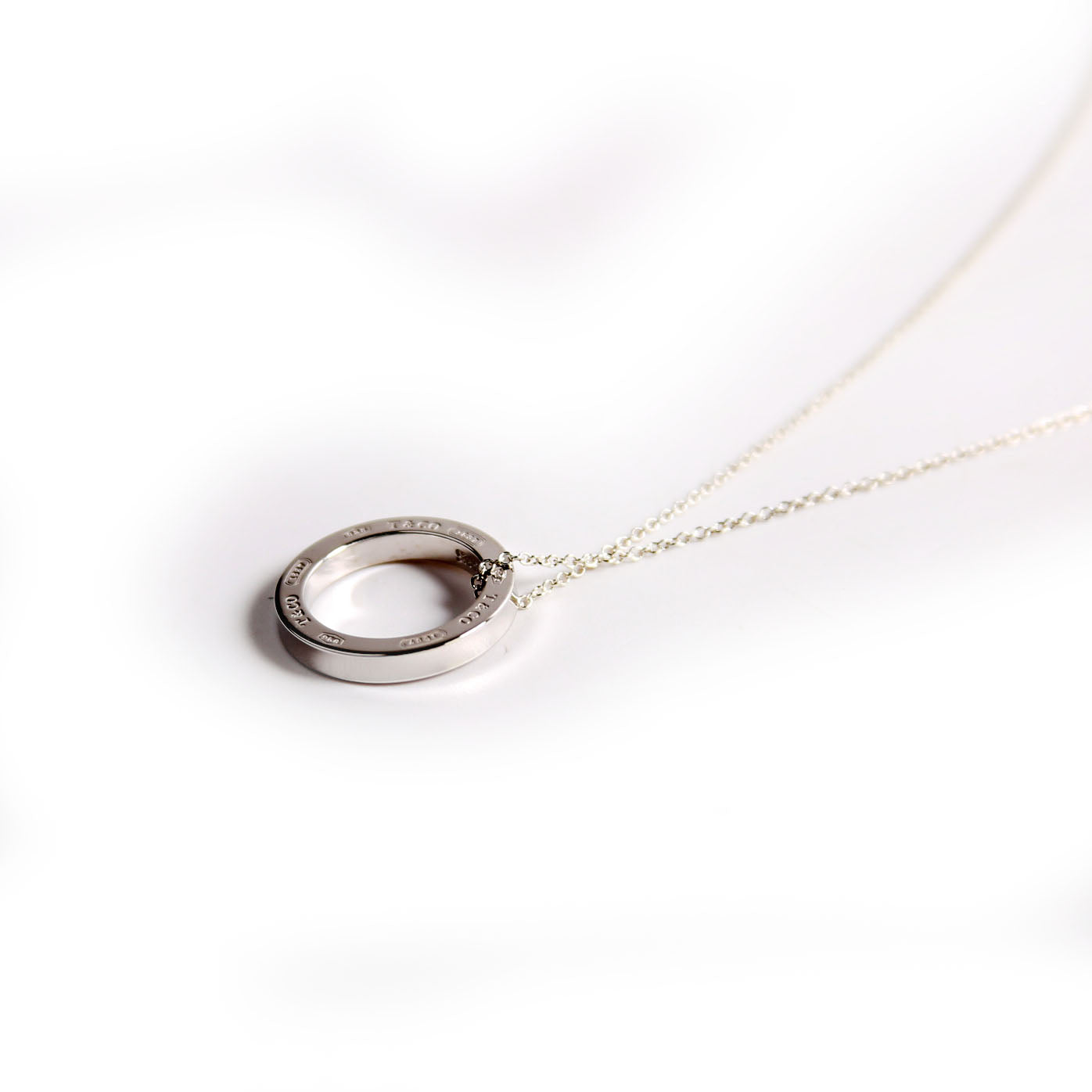 1837 Circle Pendant Necklace 925