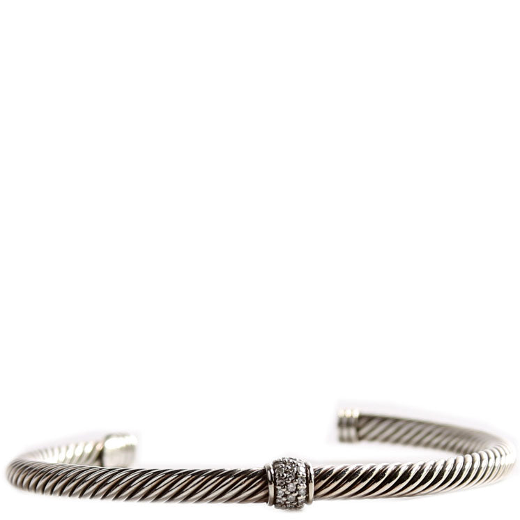 Cable 4MM Center Station Pave/925