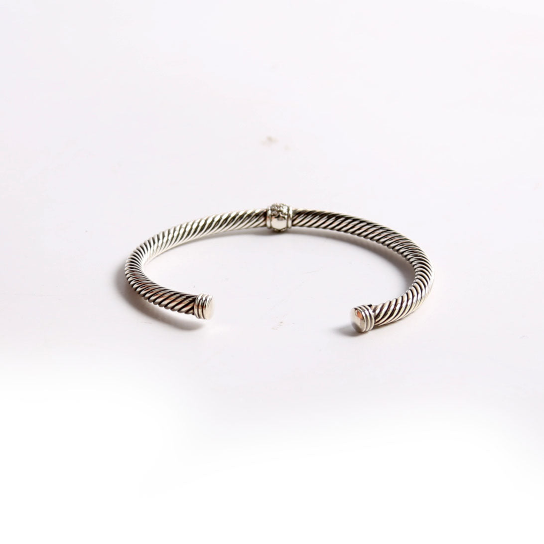 Cable 4MM Center Station Pave/925
