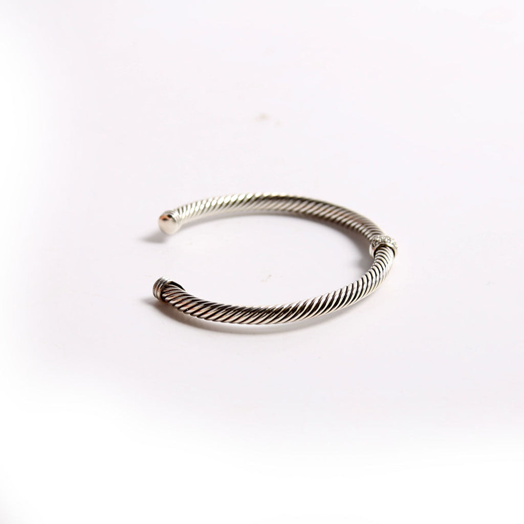 Cable 4MM Center Station Pave/925