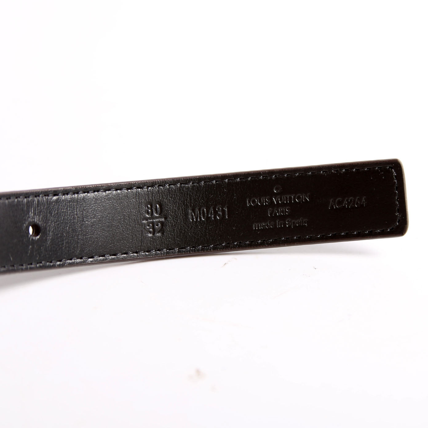 LV Iconic 20MM Reverse Monogram/Leather Size 80/32