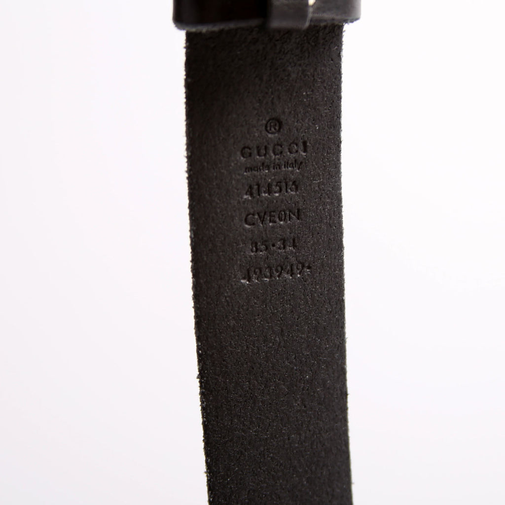 414516 GG Marmont Belt Size 85/34 Black