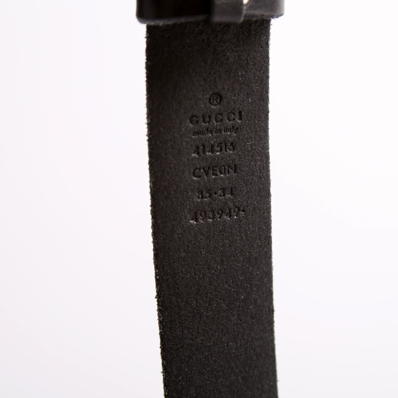 414516 GG Marmont Belt Size 85/34 Black