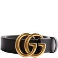 414516 GG Marmont Belt Size 90/36 Black
