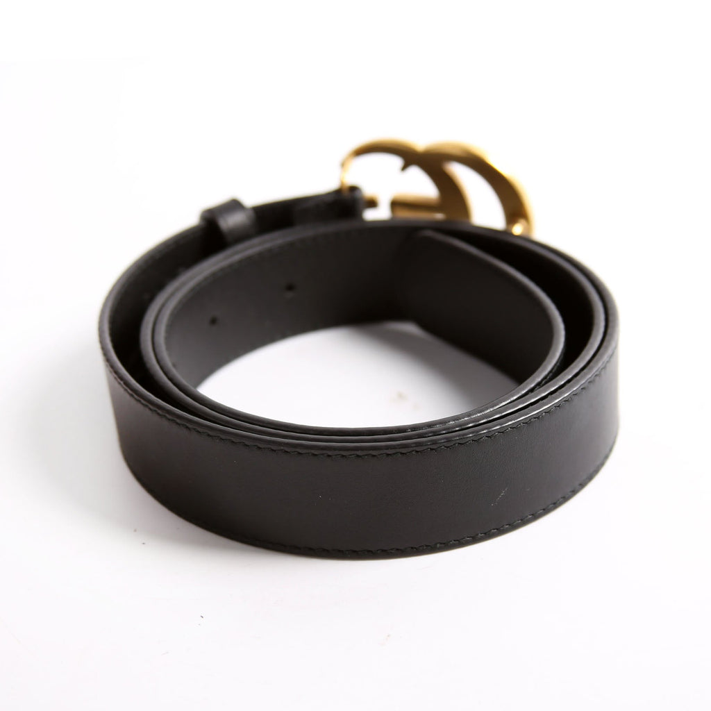 414516 GG Marmont Belt Size 90/36 Black