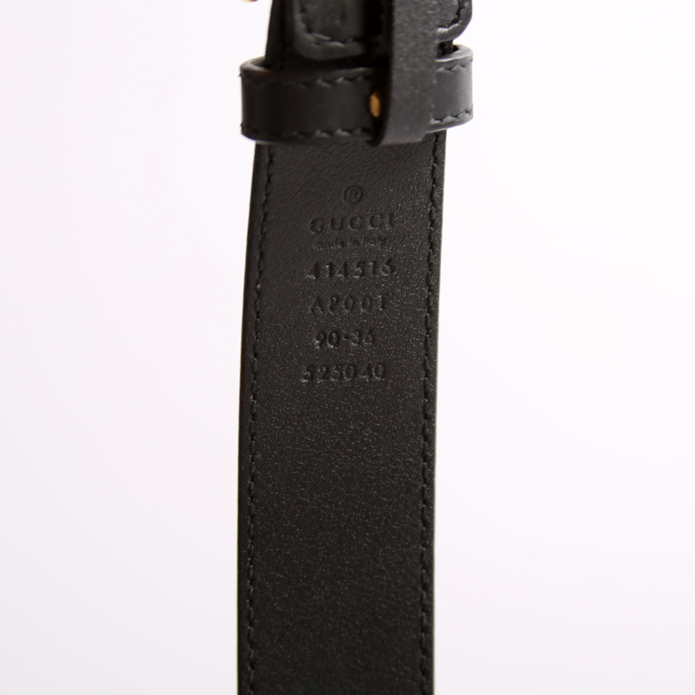 414516 GG Marmont Belt Size 90/36 Black