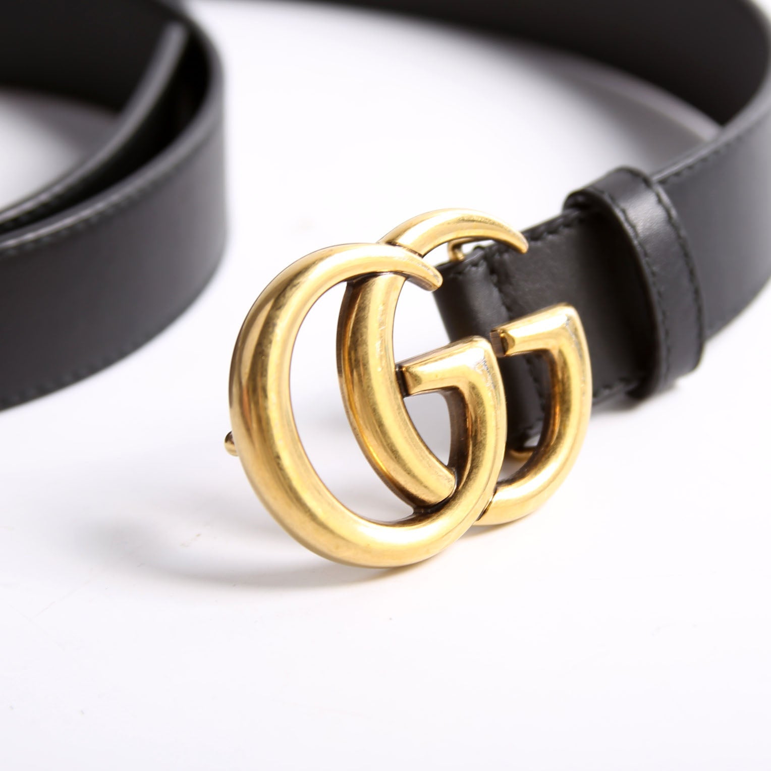 414516 GG Marmont Belt Size 90/36 Black