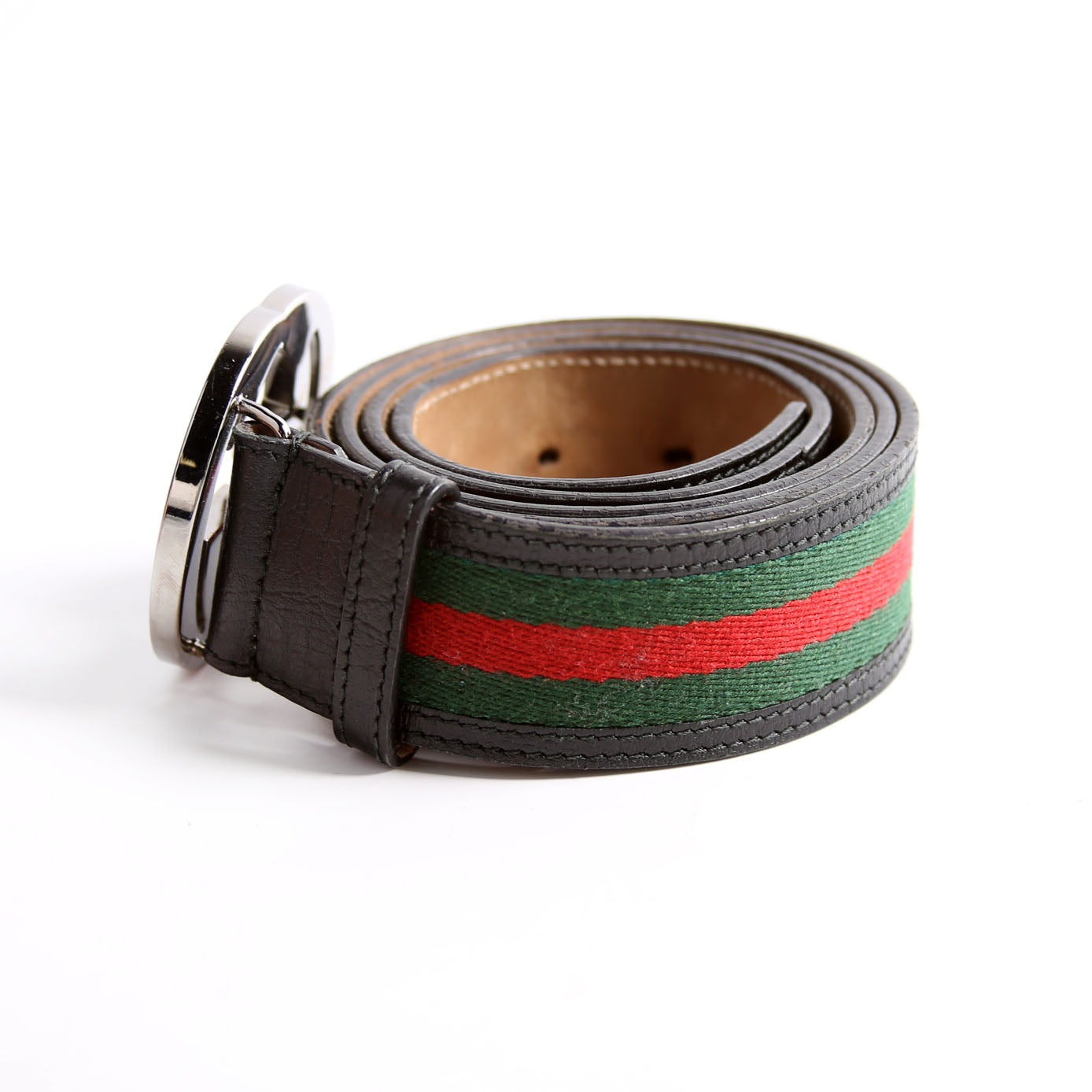 114984 Web Canvas Interlocking G Belt Size 105/40 Black