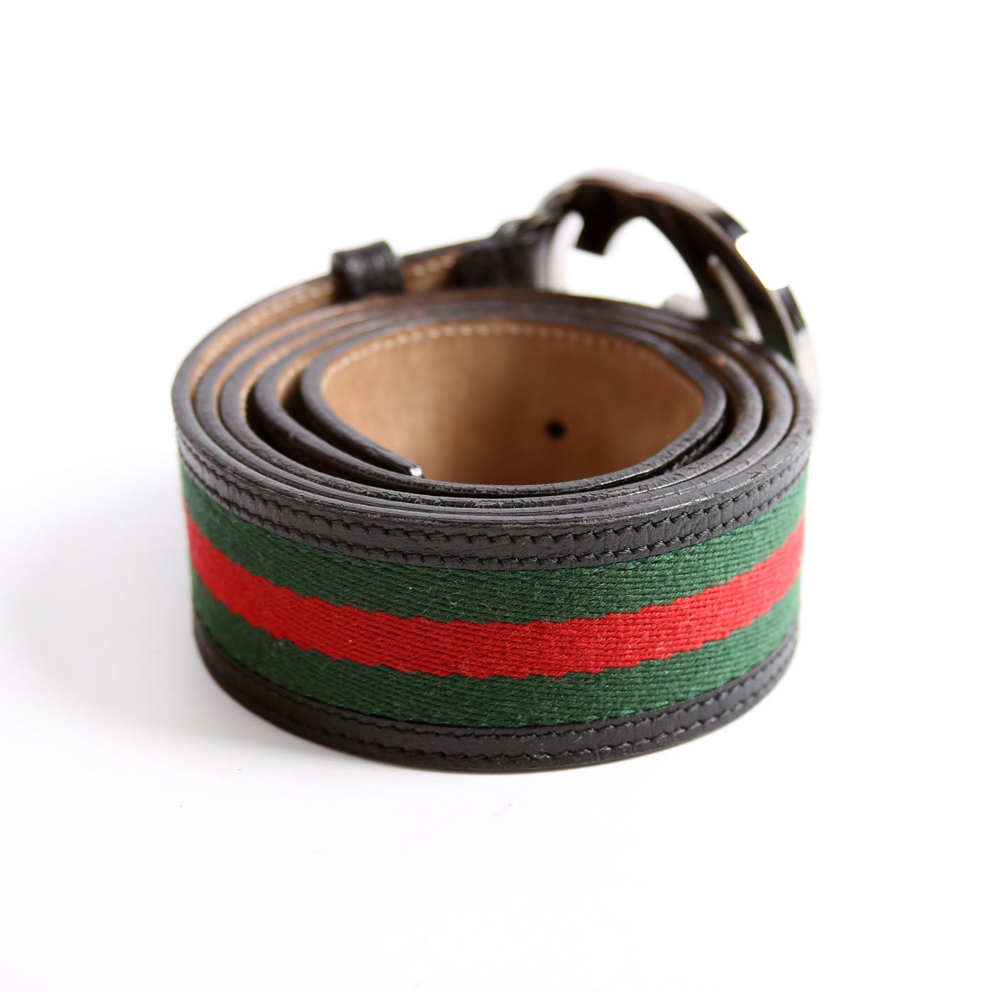 114984 Web Canvas Interlocking G Belt Size 105/40 Black