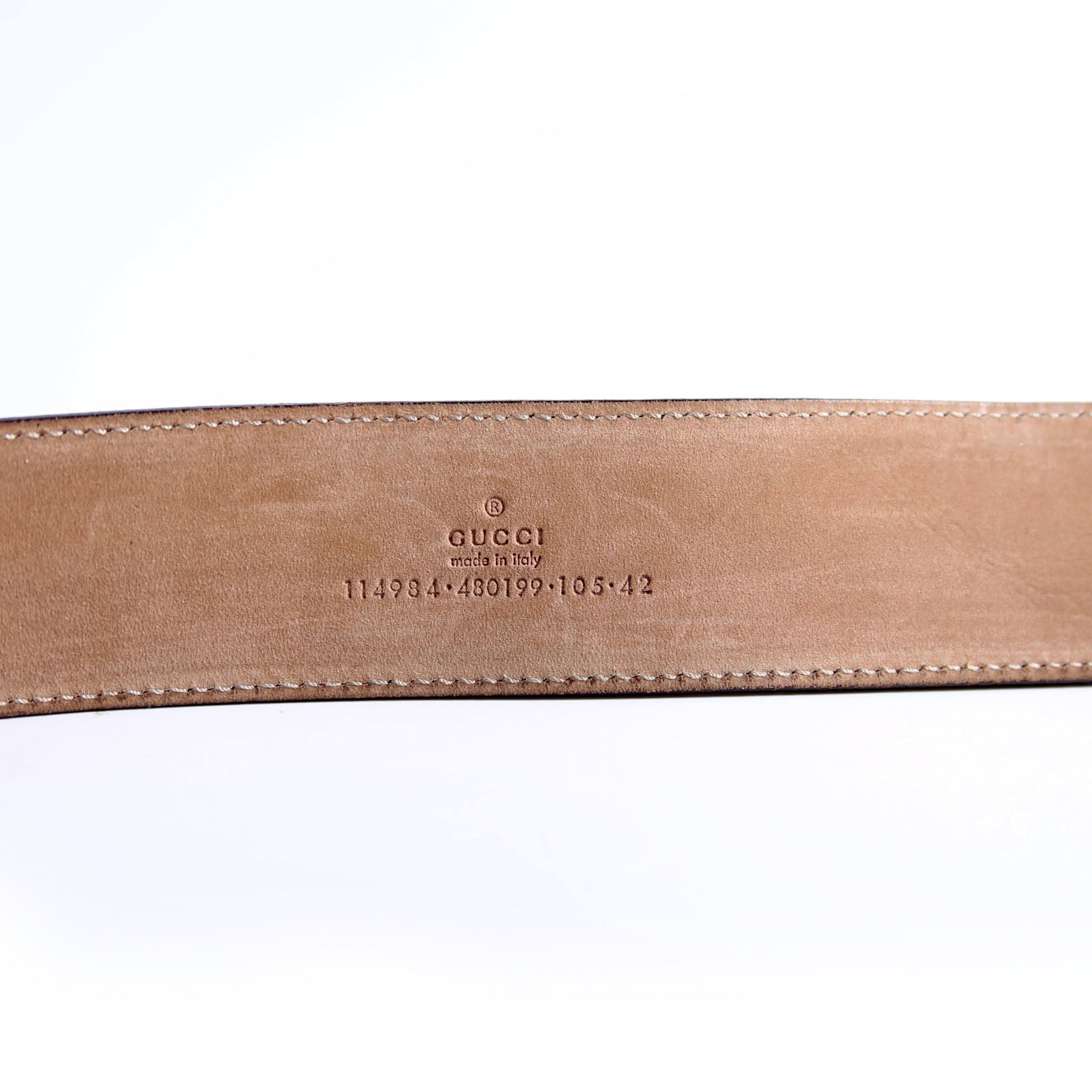 114984 Web Canvas Interlocking G Belt Size 105/40 Black
