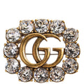 GG Marmont Crystal Brooch Gold
