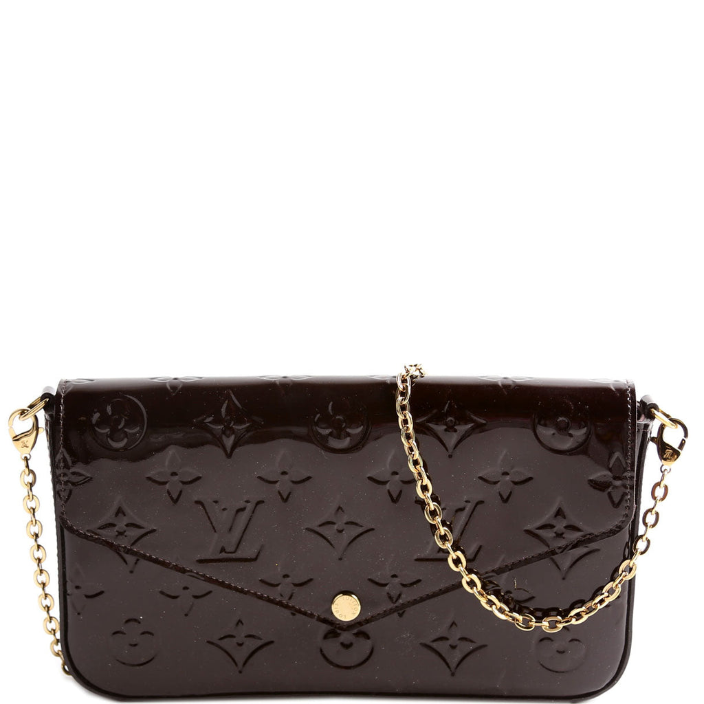 Pochette Felicie Vernis Burgundy
