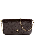 Pochette Felicie Vernis Burgundy
