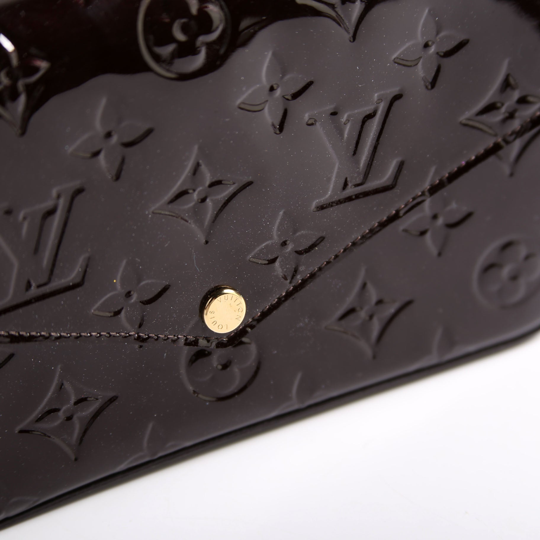 Pochette Felicie Vernis Burgundy