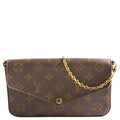 Pochette Felicie Monogram Berry
