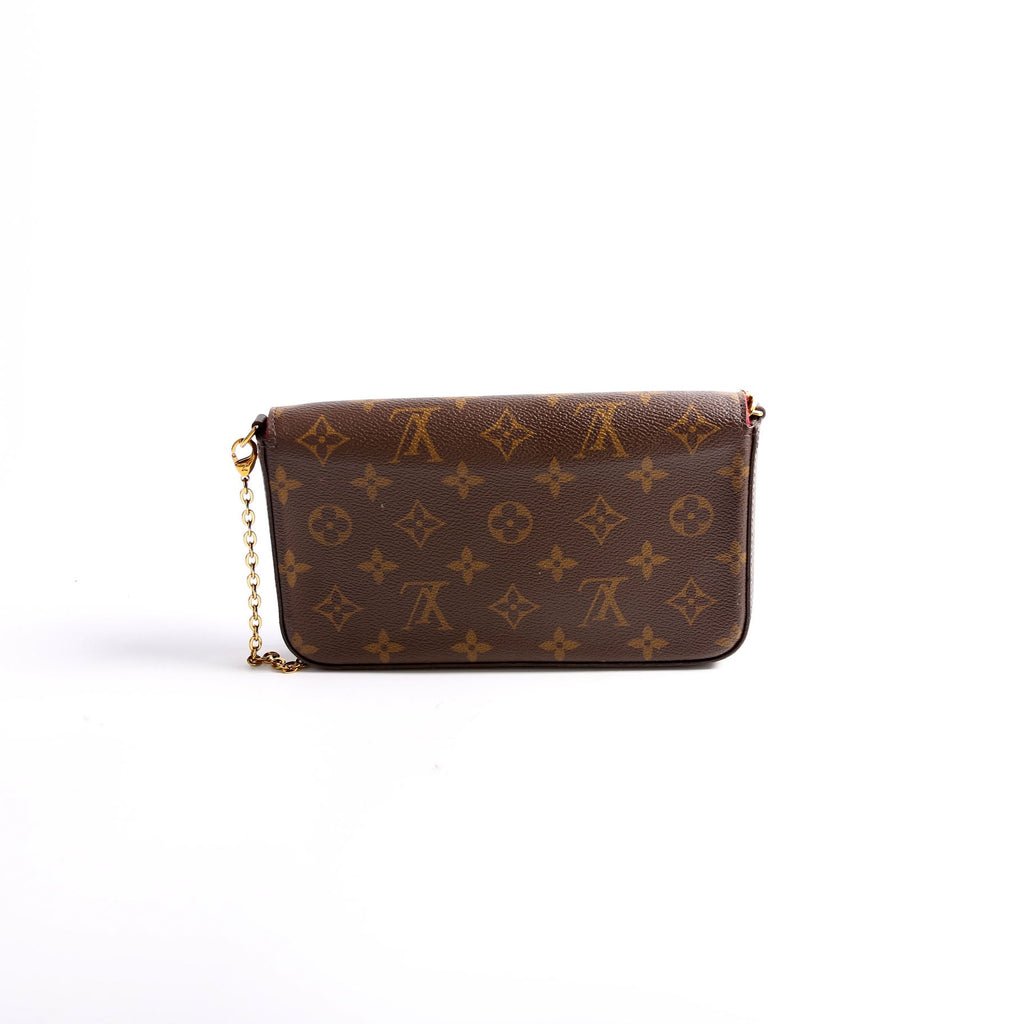 Pochette Felicie Monogram Berry