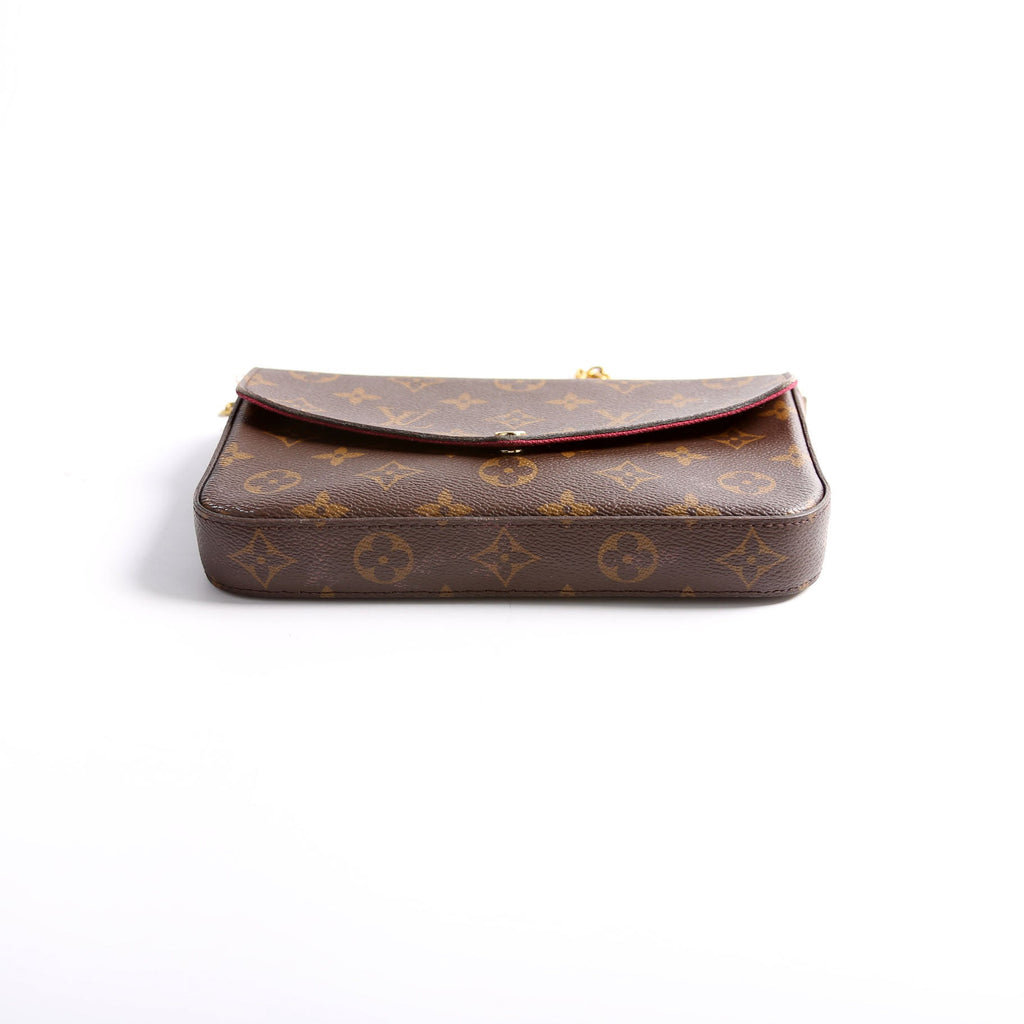 Pochette Felicie Monogram Berry