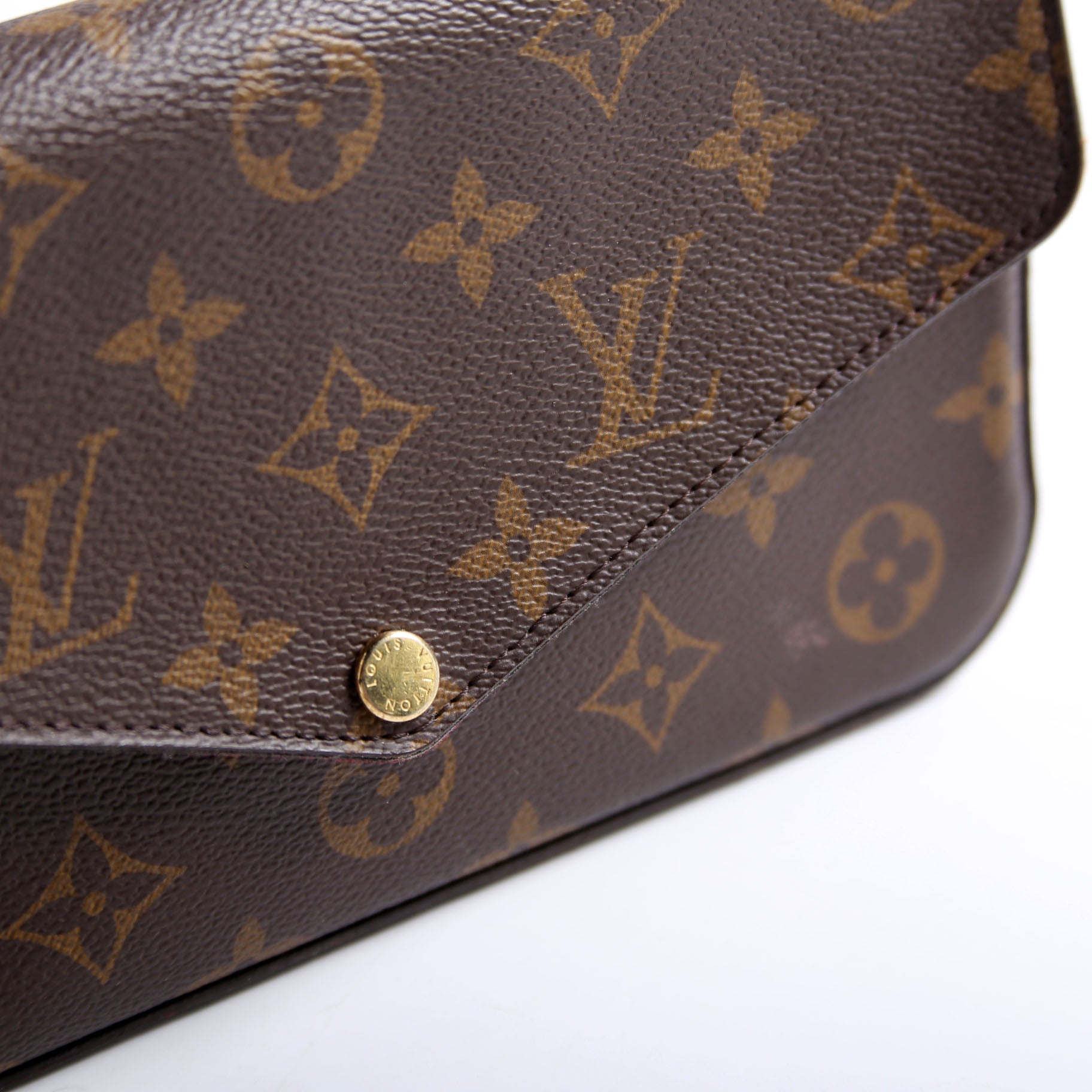 Pochette Felicie Monogram Berry