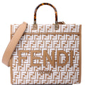 Fendi 8BH386 Sunshine Shopper Medium Raffia