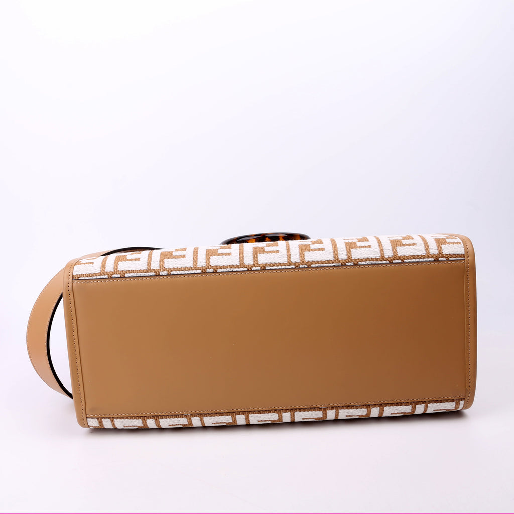 Fendi 8BH386 Sunshine Shopper Medium Raffia