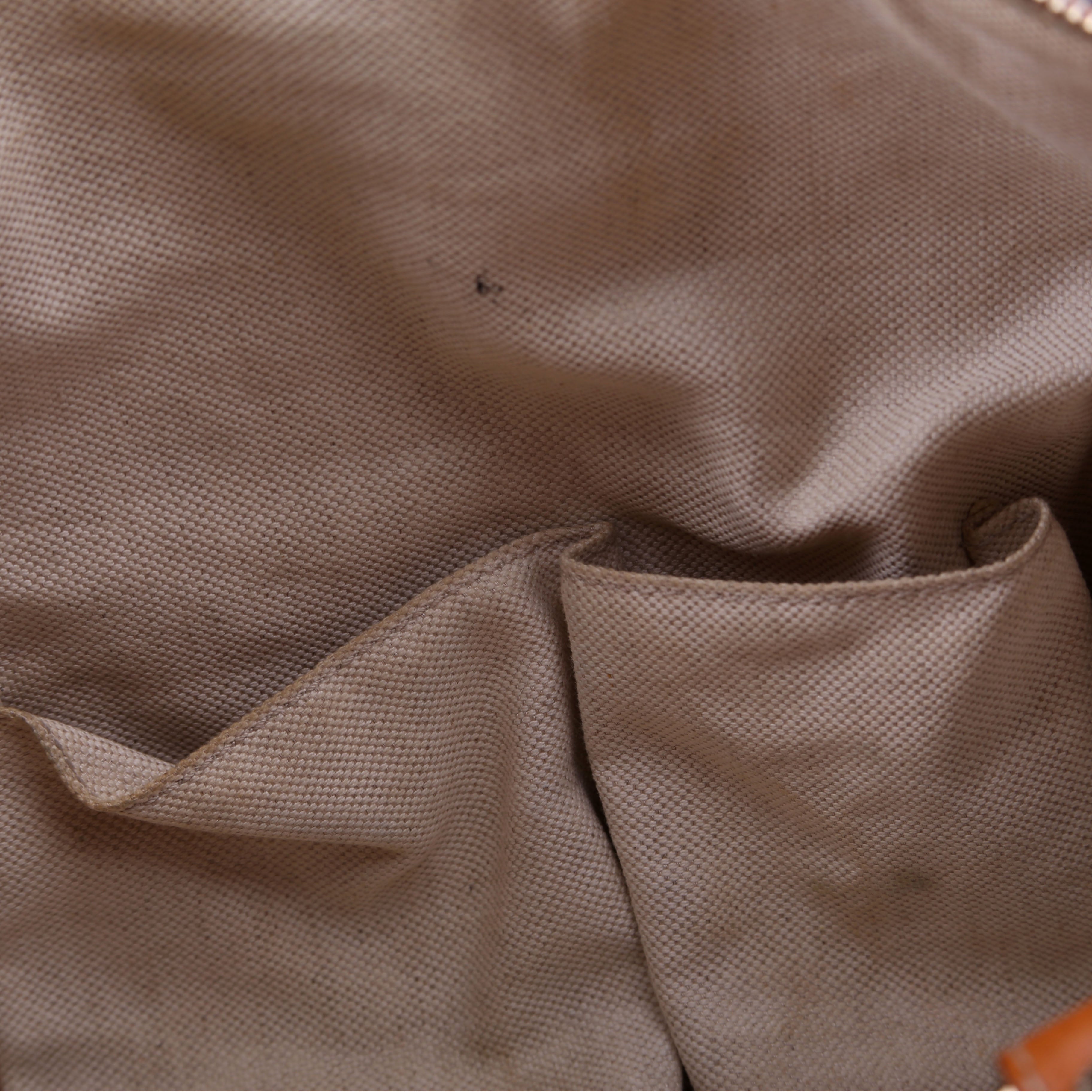 247205 Boston Bag Web Leather Brown