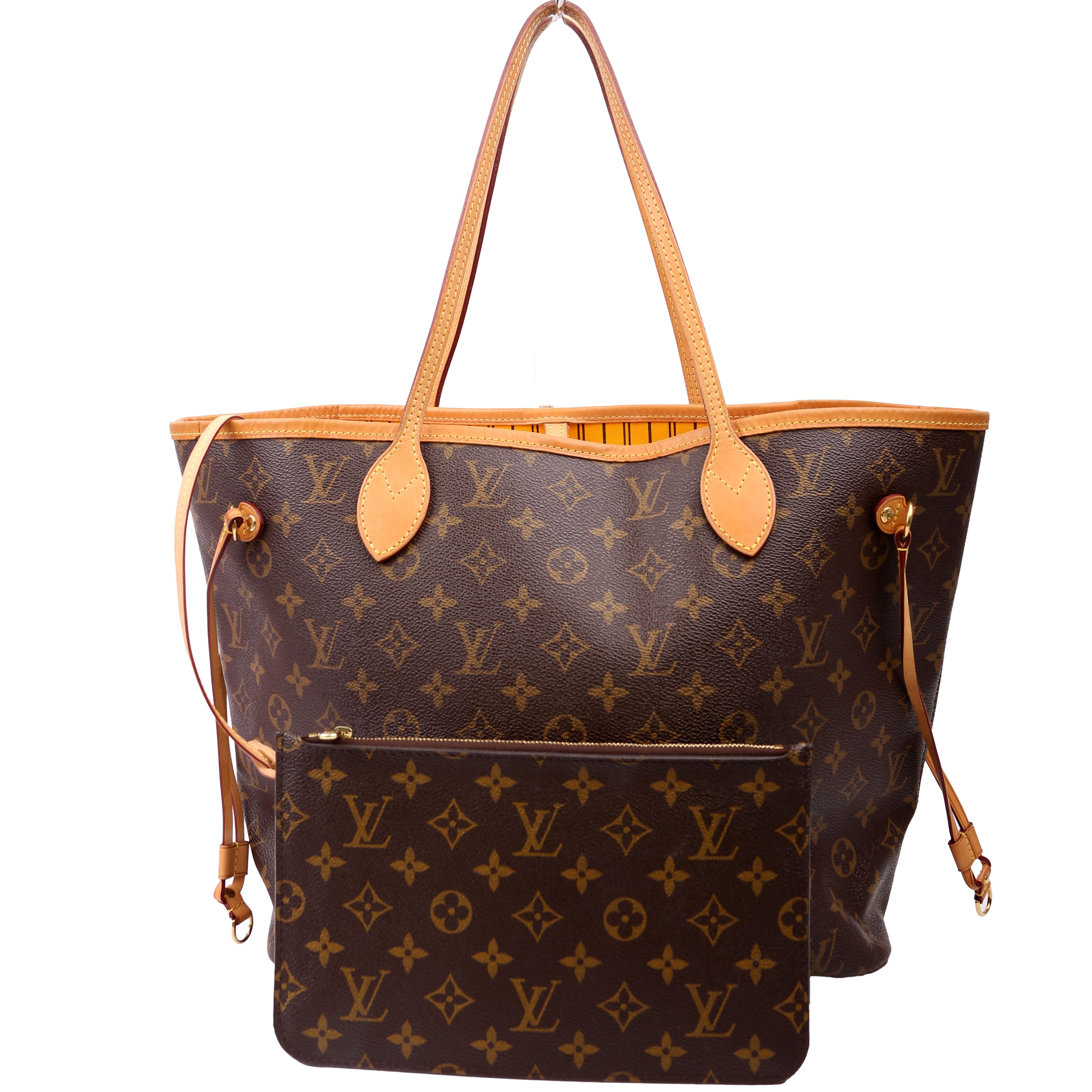 Neverfull With Wallet MM Monogram Yellow
