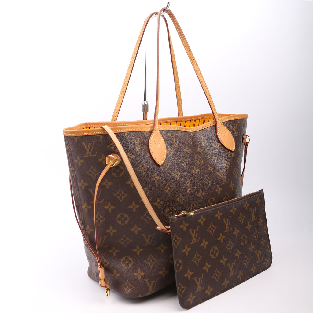 Neverfull With Wallet MM Monogram Yellow