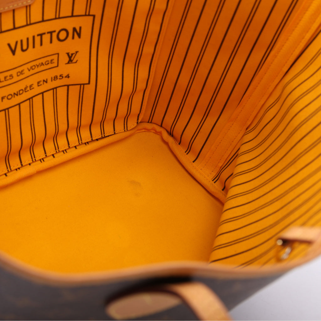 Neverfull With Wallet MM Monogram Yellow