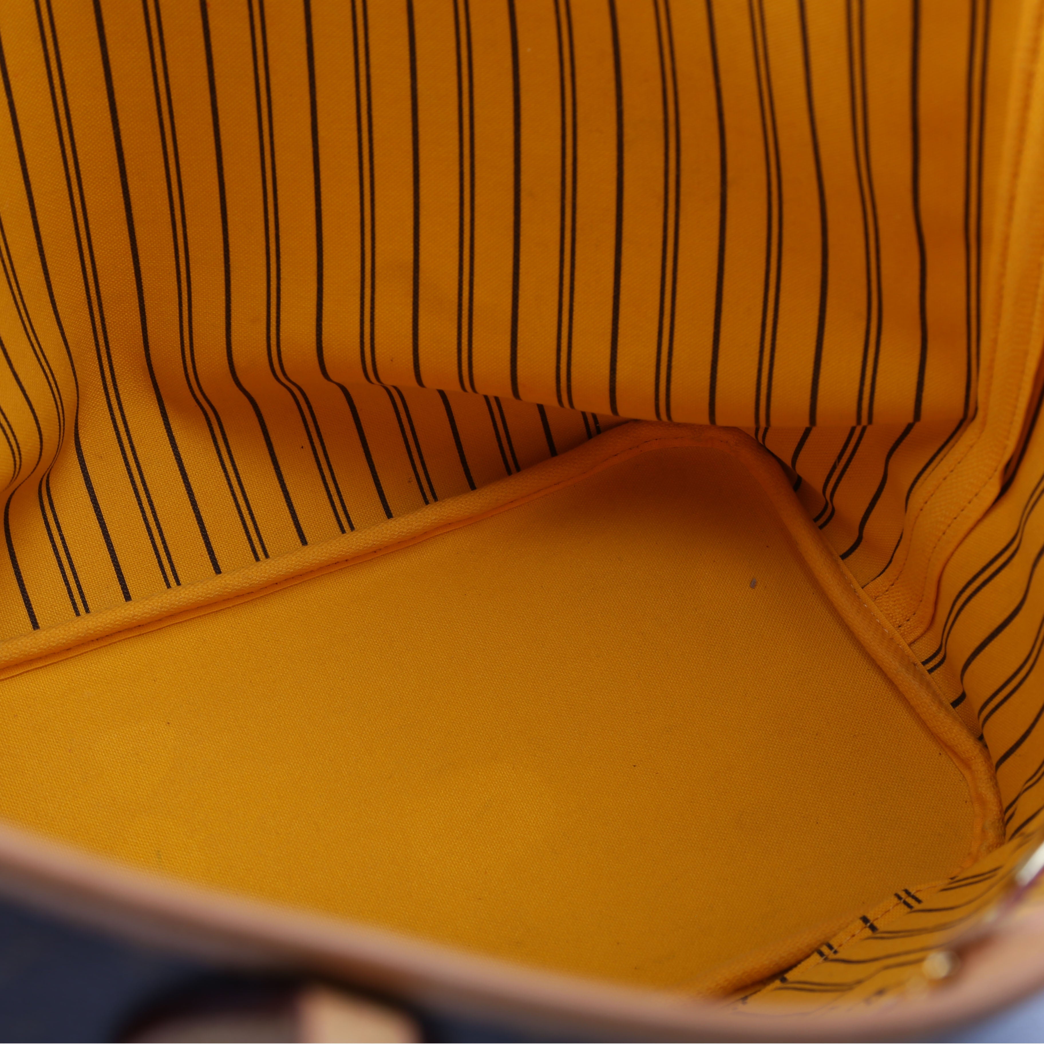 Neverfull With Wallet MM Monogram Yellow