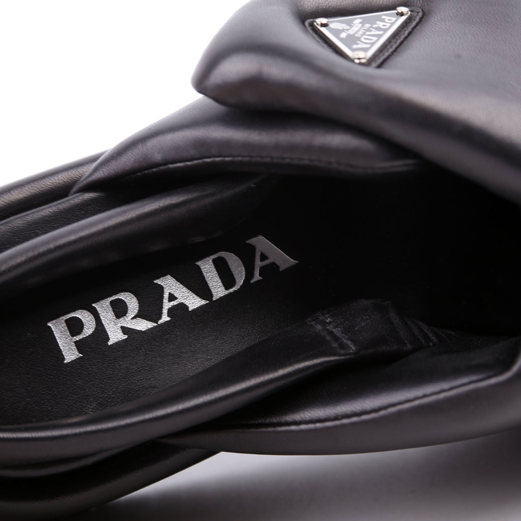 Padded Crisscross Sandals Size 37 Black