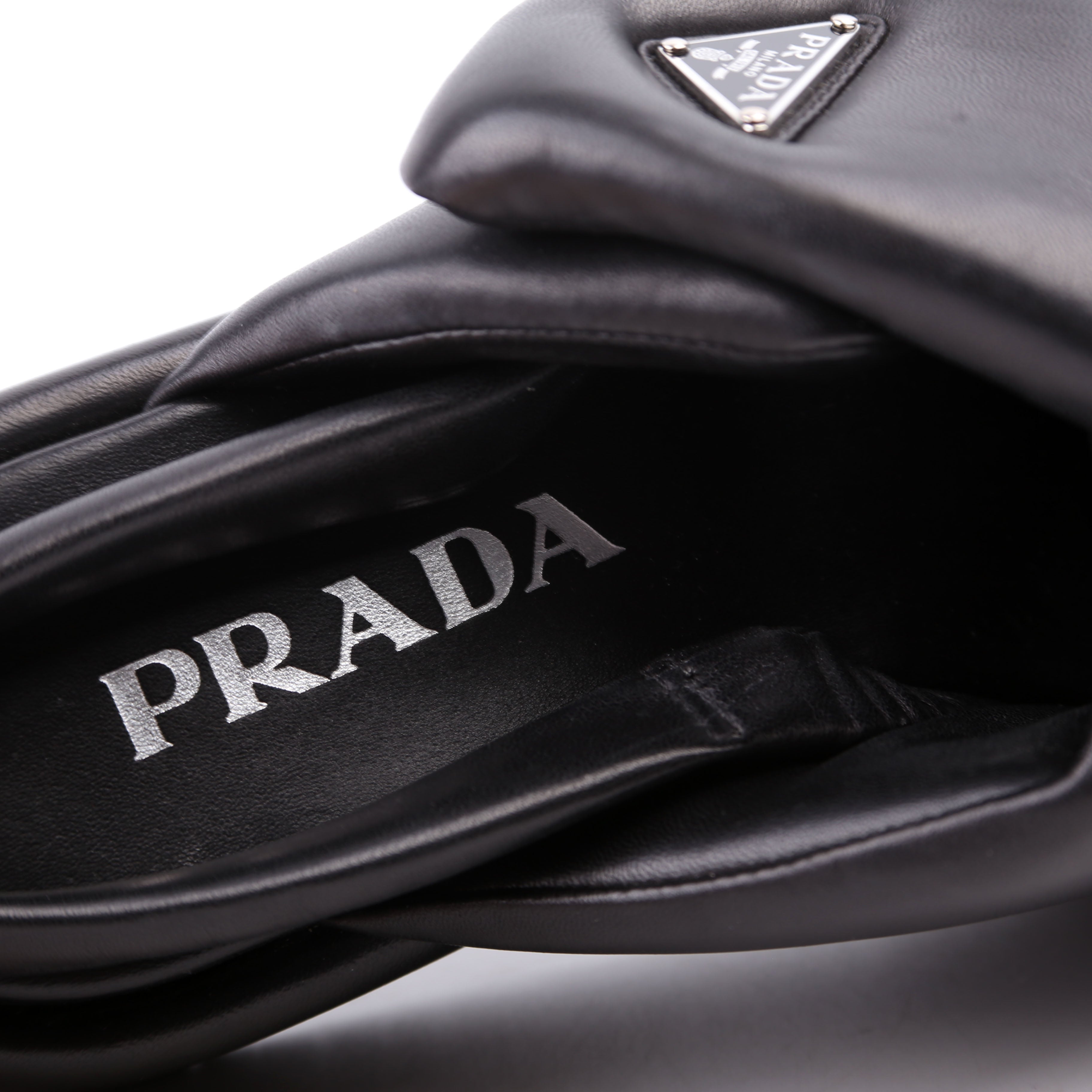 Padded Crisscross Sandals Size 37 Black