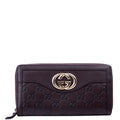 Gucci 308012 Sukey Guccissima Zip Around Wallet Brown