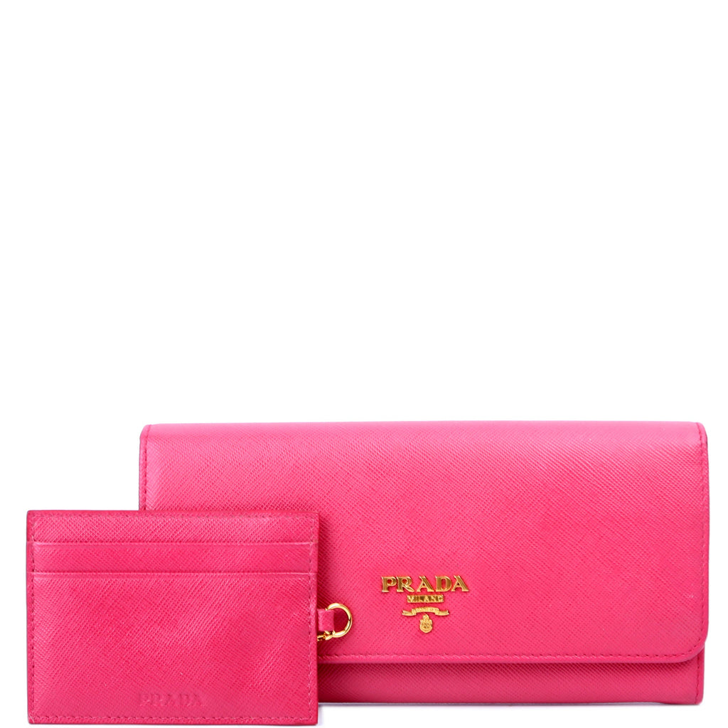 Saffiano Chain Wallet 1MH132 Pink