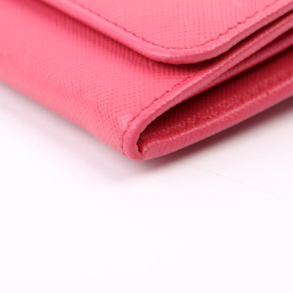 Saffiano Chain Wallet 1MH132 Pink