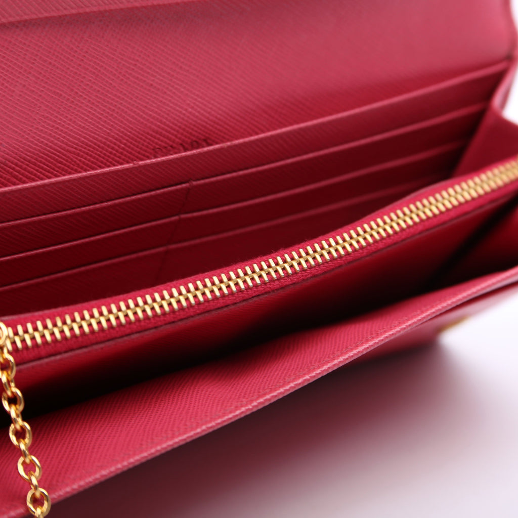 Saffiano Chain Wallet 1MH132 Pink