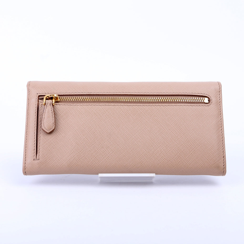 Saffiano Chain Wallet 1MH132 Tan