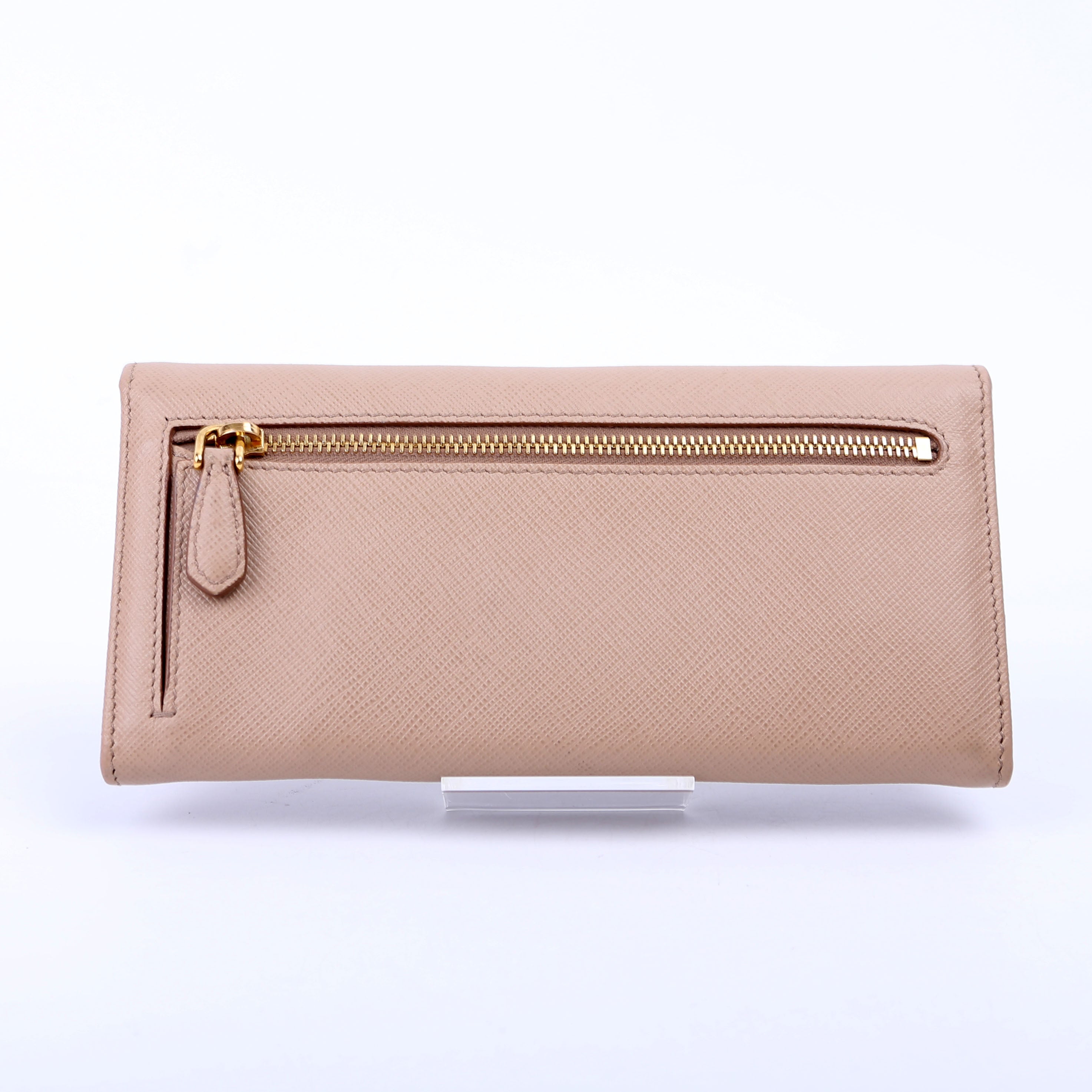 Saffiano Chain Wallet 1MH132 Tan