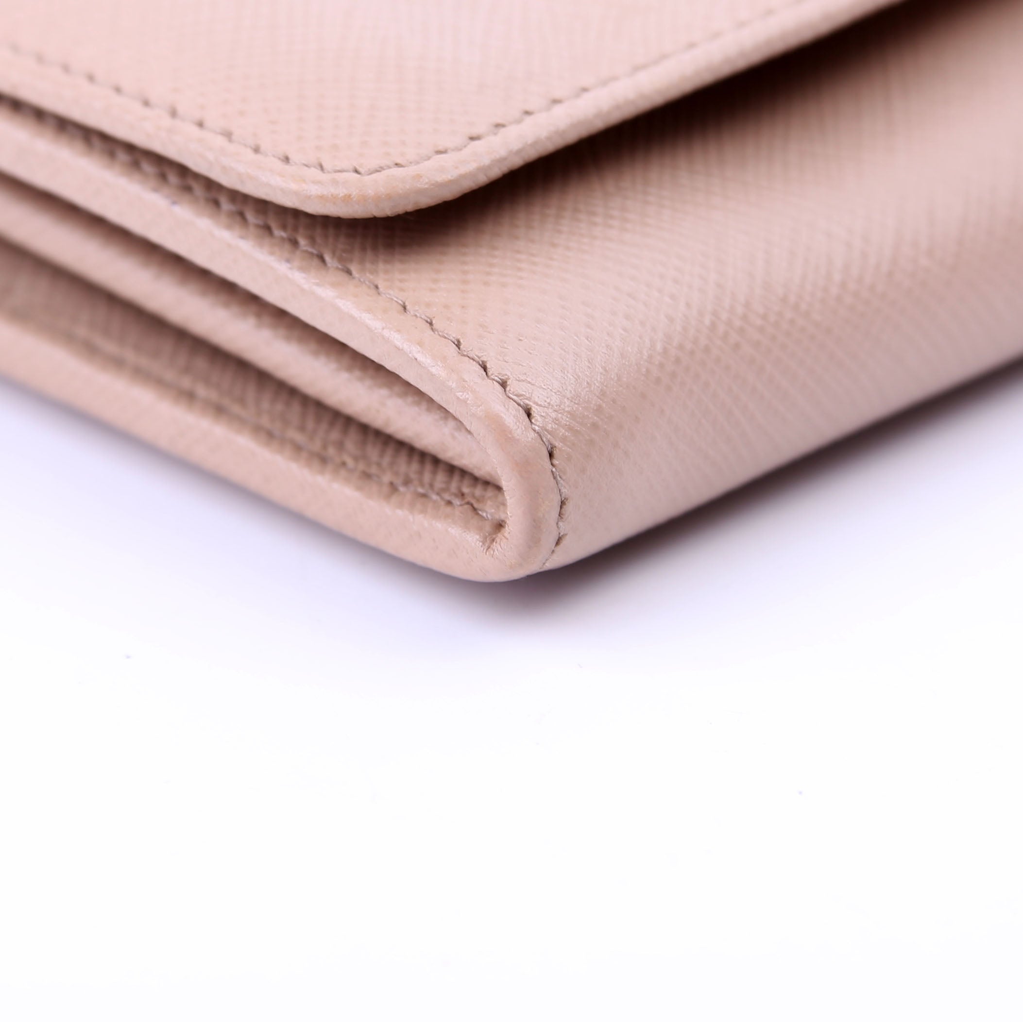 Saffiano Chain Wallet 1MH132 Tan