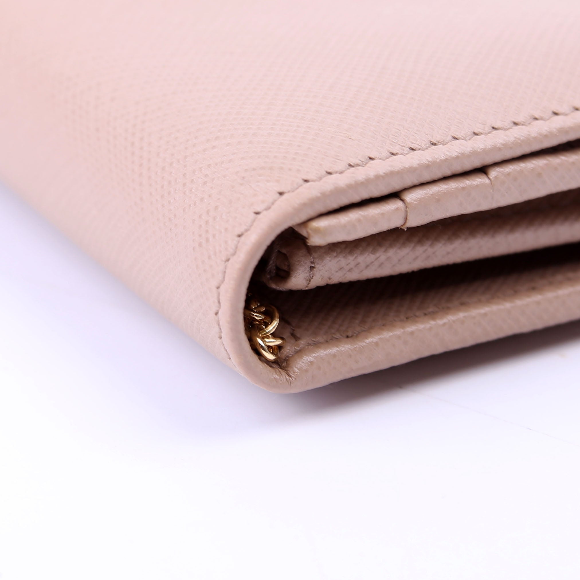 Saffiano Chain Wallet 1MH132 Tan
