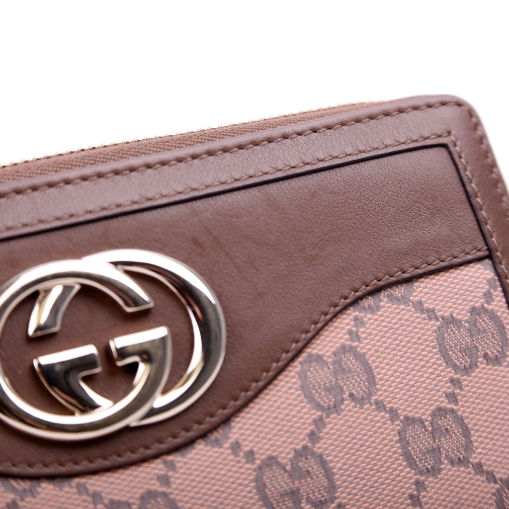308012 Sukey Canvas Zip Around Wallet