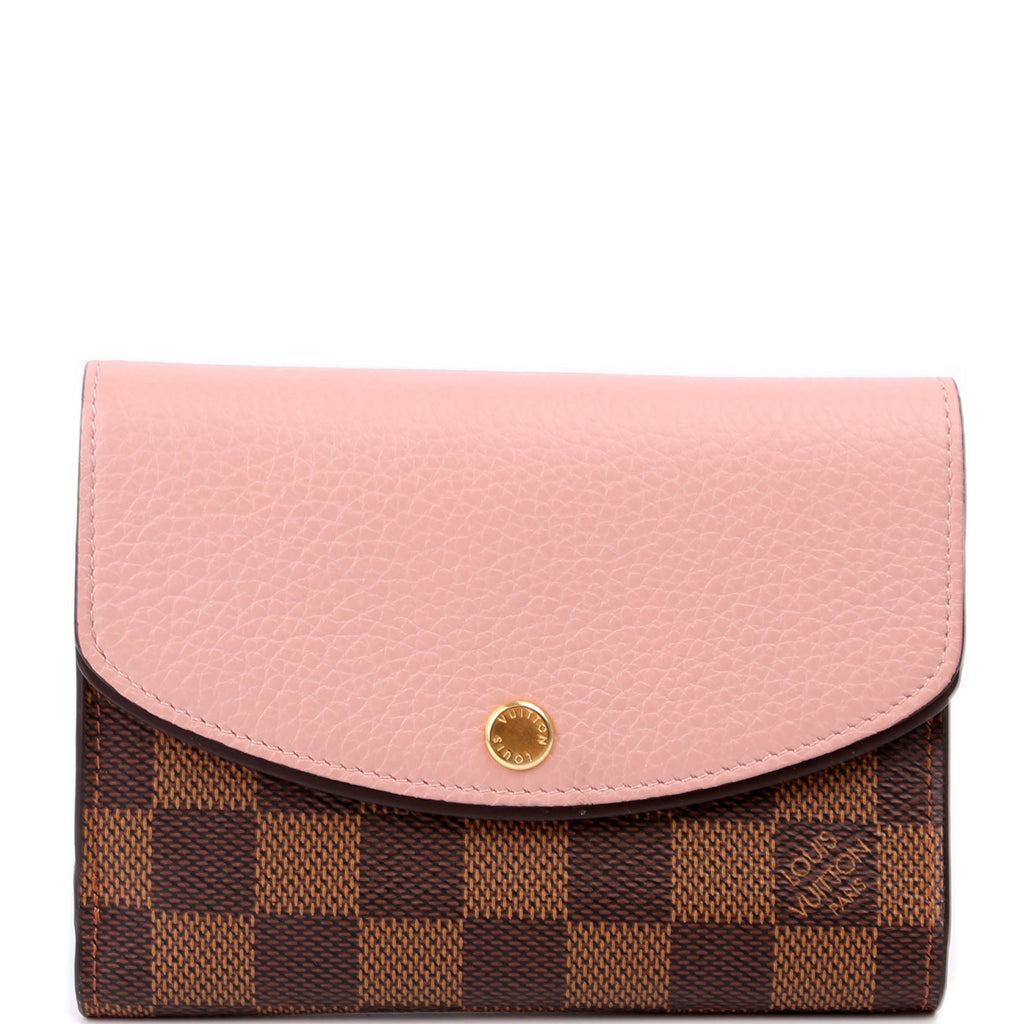 Normandy Compact Wallet Damier Ebene Pink